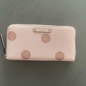 NEW ** Kate Spade New York Haven Lane Pink Polka Dot Neda